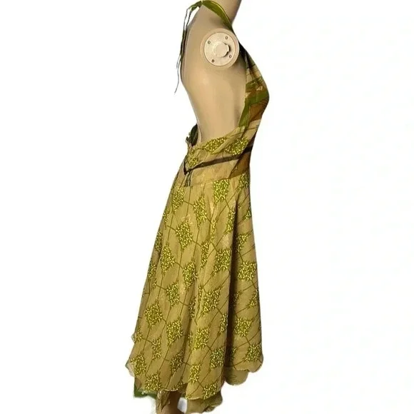 NWT ,summer dress, halter,fairy,whimsical,romantic, gypsy,boho,bohemian,VTG, S/M - Picture 8 of 16